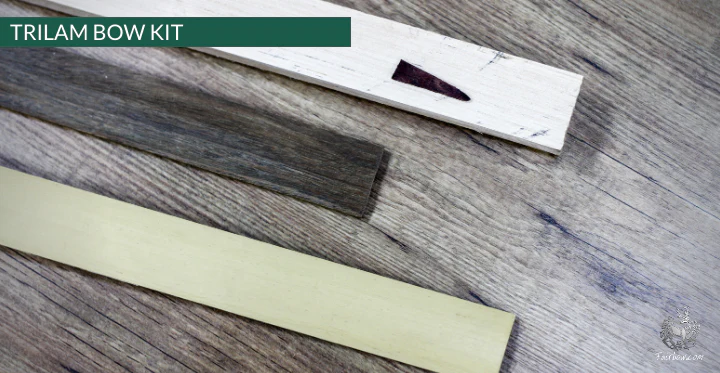 KIT 80 INCH WARBOW RAW PARTS HICKORY/GREENHEART/BAMBOO-HICKORY - Image 3