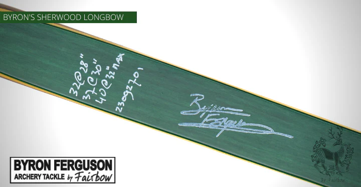 PRE ORDER THE BYRON FERGUSON SHERWOOD AMERICAN LONGBOW BY FAIRBOW - Image 5