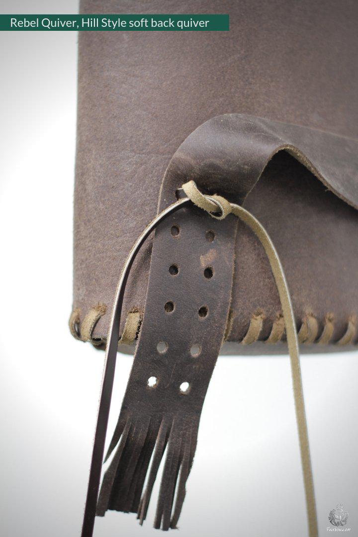 REBEL BACK QUIVER CLASSIC HILL STYLE SOFT LEATHER QUIVER - Image 10