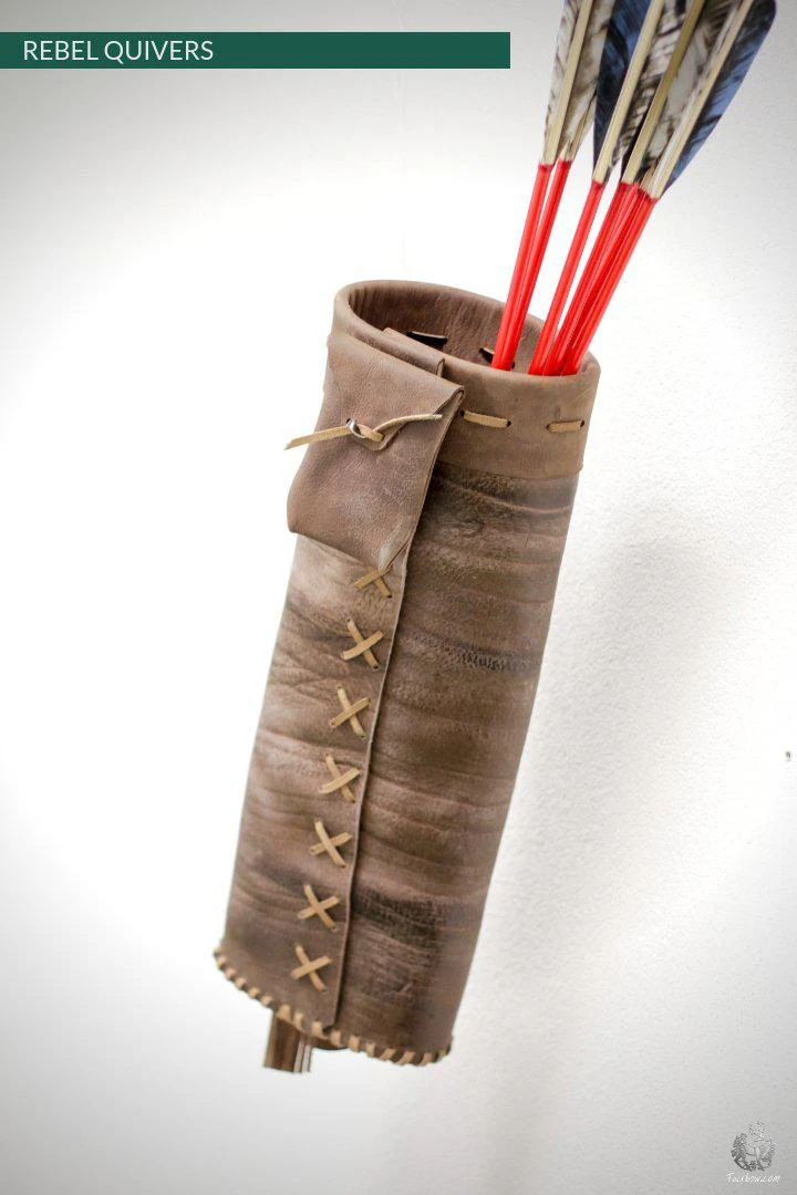 REBEL BACK QUIVER CLASSIC HILL STYLE SOFT LEATHER QUIVER - Image 14