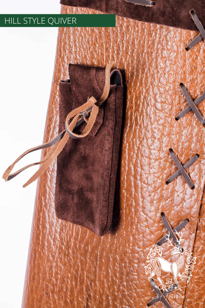 REBEL BACK QUIVER CLASSIC HILL STYLE SOFT LEATHER QUIVER - Image 4