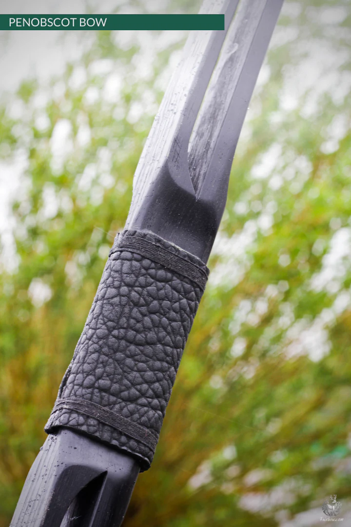 SELF HICKORY LONGBOW (AFB),   THE PENOBSCOT IN BLACK CUSTOM - Image 7