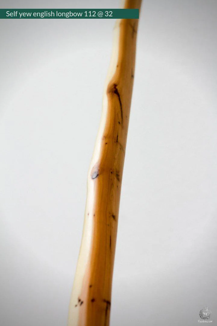 SELF YEW ENGLISH LONGBOW, WARBOW,  92 LBS @ 28 INCH, 112 @ 32 INCH - Image 3