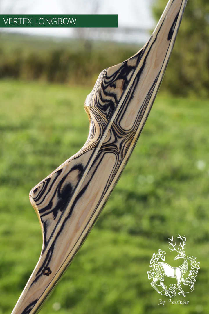 THE VERTEX BOW  66" CLEAR BACKING OVER CURLY BIRCH 30 LBS @ 28 INCH RH - Image 4