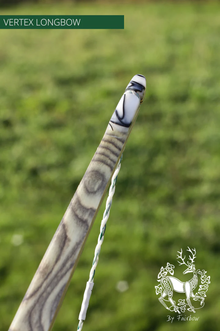 THE VERTEX BOW  66" CLEAR BACKING OVER CURLY BIRCH 30 LBS @ 28 INCH RH - Image 7