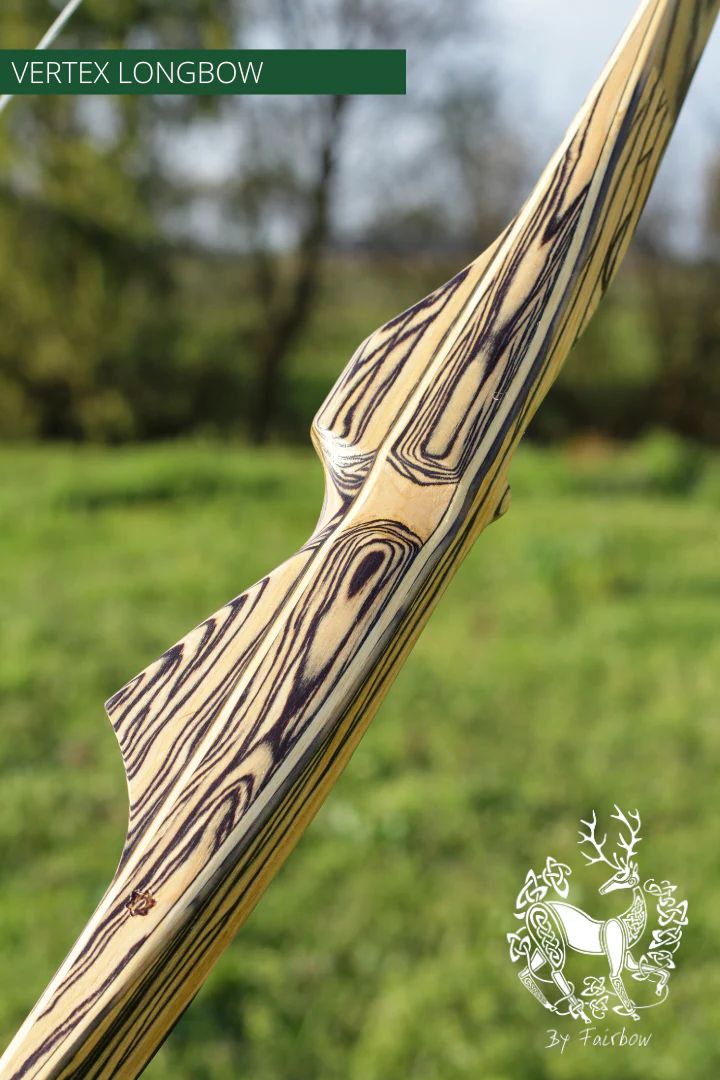 THE VERTEX BOW  66" CLEAR BACKING OVER EBONY 30 LBS @ 28 INCH RH - Image 4