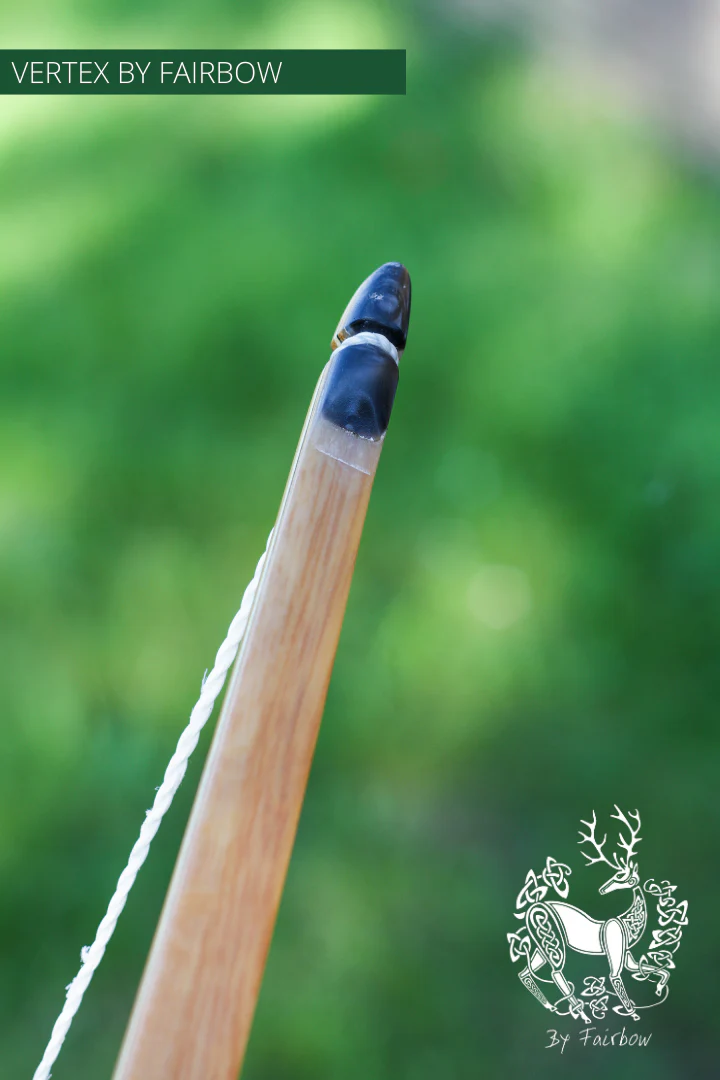 THE VERTEX BOW R-D 64" TIGERWOOD, BAMBOO-GLASS 41 LBS @ 28 INCH RH - Image 6