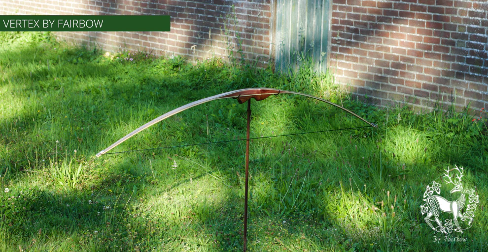 THE VERTEX BOW R-D 64" TIGERWOOD, BAMBOO-GLASS 41 LBS @ 28 INCH RH - Image 7