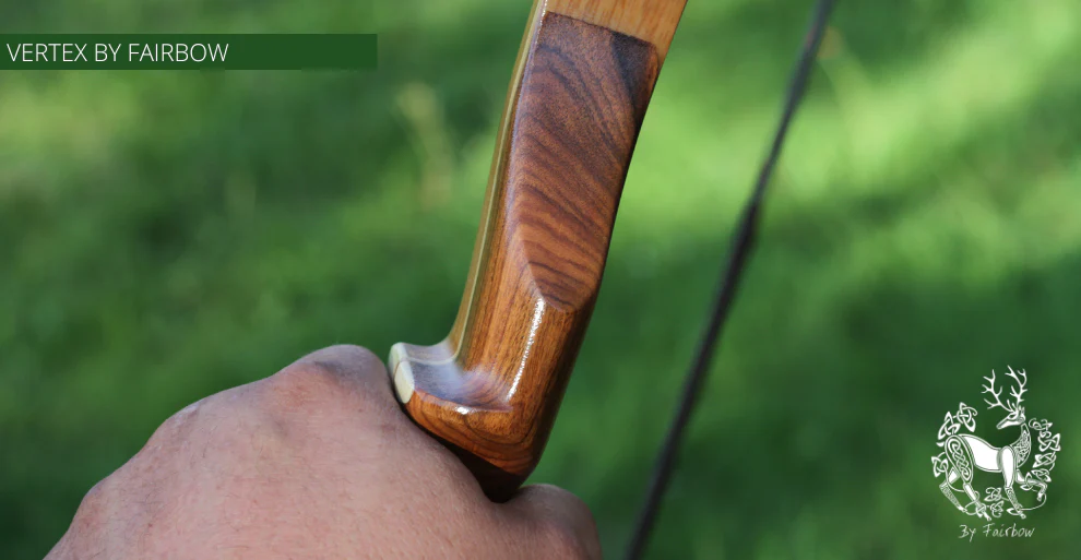 THE VERTEX BOW R-D 64" TIGERWOOD, BAMBOO-GLASS 47 LBS @ 28 INCH RH - Image 5