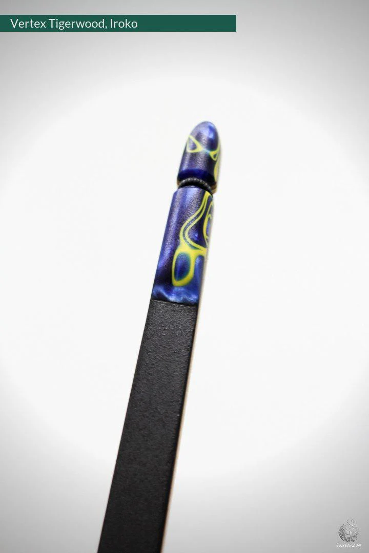 THE VERTEX BOW R-D 68" IROKO AND BLACK BAMBOO-GLASS 35 LBS @ 28 INCH RH - Image 5