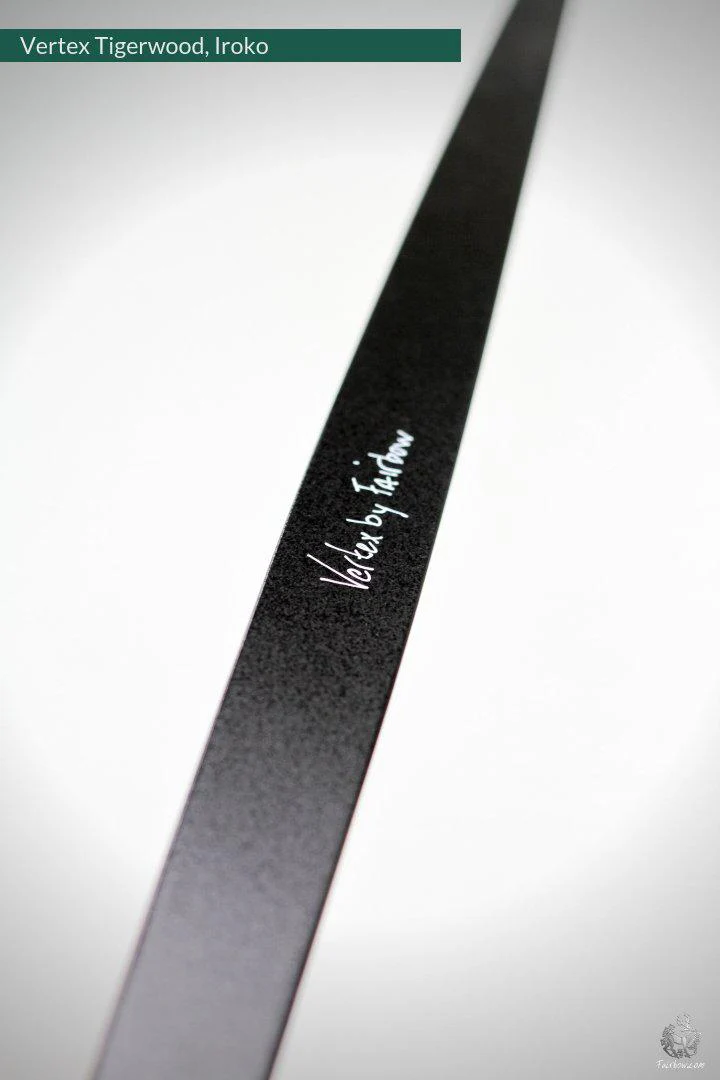 THE VERTEX BOW R-D 68" IROKO AND BLACK BAMBOO-GLASS 35 LBS @ 28 INCH RH - Image 6