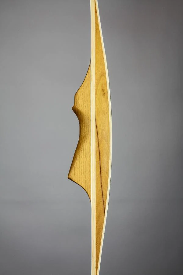 THE VERTEX BOW R-D 68" OSAGE AND WHITE, BAMBOO-GLASS 50 LBS @ 28 INCH RH - Image 4