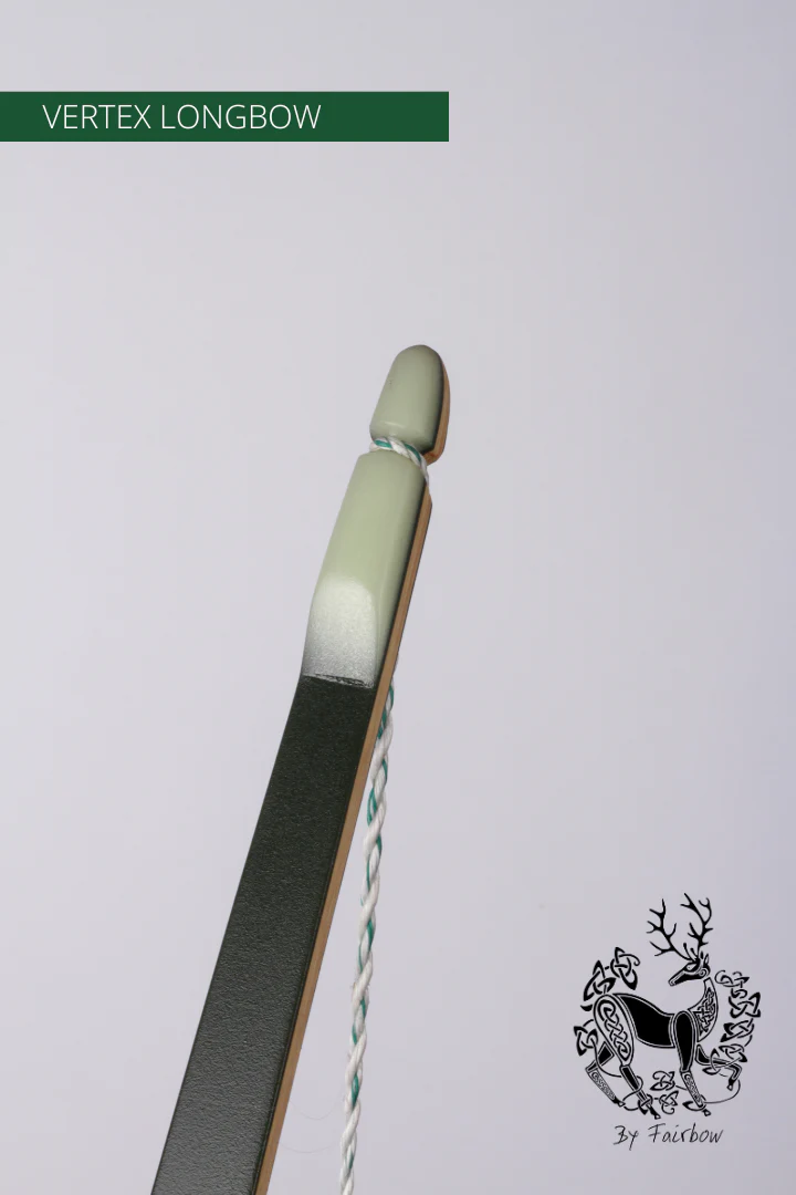 THE VERTEX BOW R-D 68" PURPLE AND GREEN, BAMBOO-GLASS 31 LBS @ 28 INCH RH - Image 4