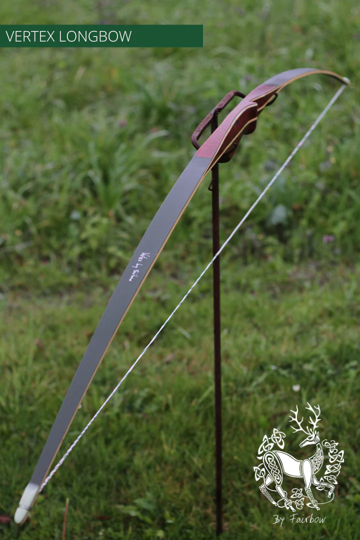 THE VERTEX BOW R-D 68" PURPLE AND GREEN, BAMBOO-GLASS 31 LBS @ 28 INCH RH - Image 5