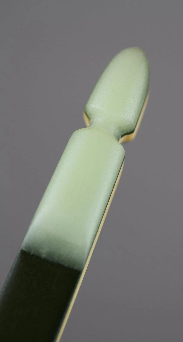 THE VERTEX BOW R-D 68" PURPER AND GREEN, BAMBOO-GLASS 45 LBS @ 28 INCH RH - Image 5