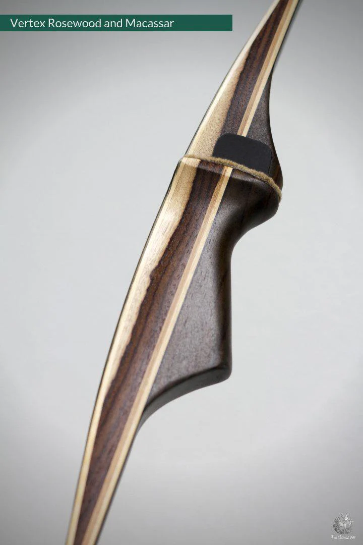 THE VERTEX BOW R-D 68" ROSEWOOD AND BLACK BAMBOO-GLASS 44 LBS @ 28 INCH RH - Image 3