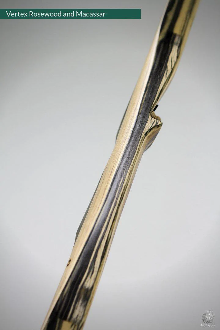 THE VERTEX BOW R-D 68" ROSEWOOD AND BLACK BAMBOO-GLASS 44 LBS @ 28 INCH RH - Image 5
